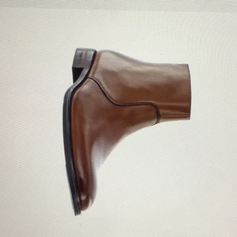 New Kenneth Cole Tally Zip Boot. Cognac color and Men Size 12